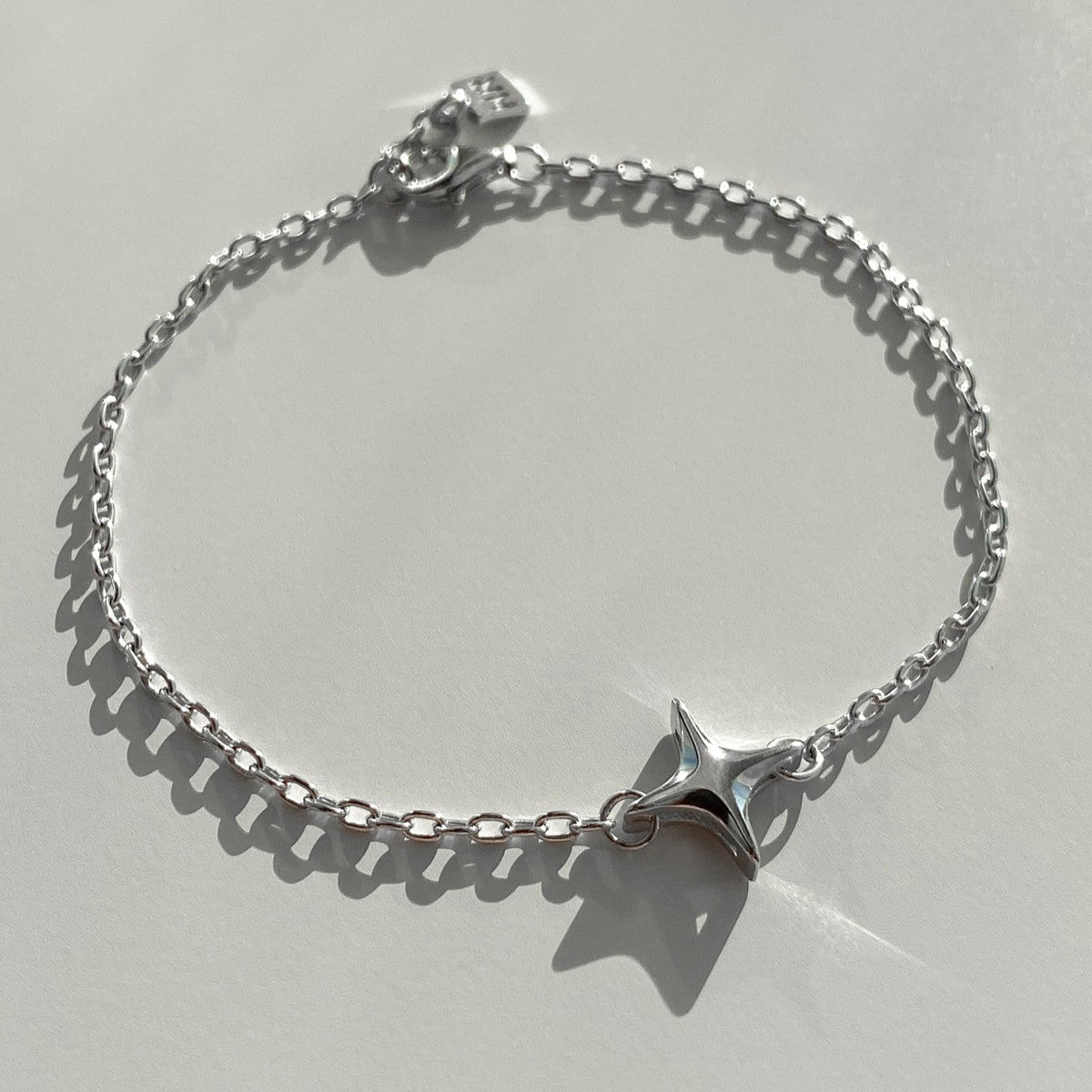 CHAIN BRACELET "ALIEN STAR" | SILVER