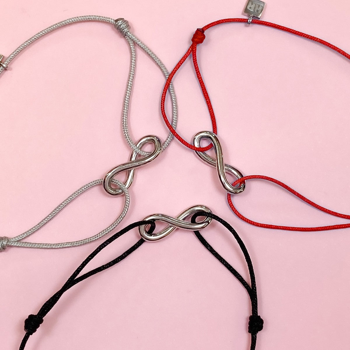 CORD BRACELET "INFINITY" | SILVER