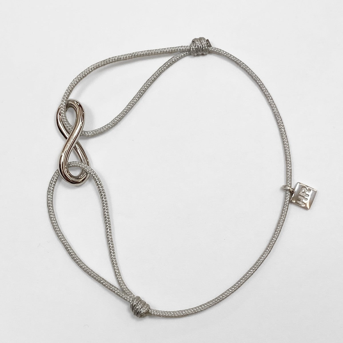 CORD BRACELET "INFINITY" | SILVER