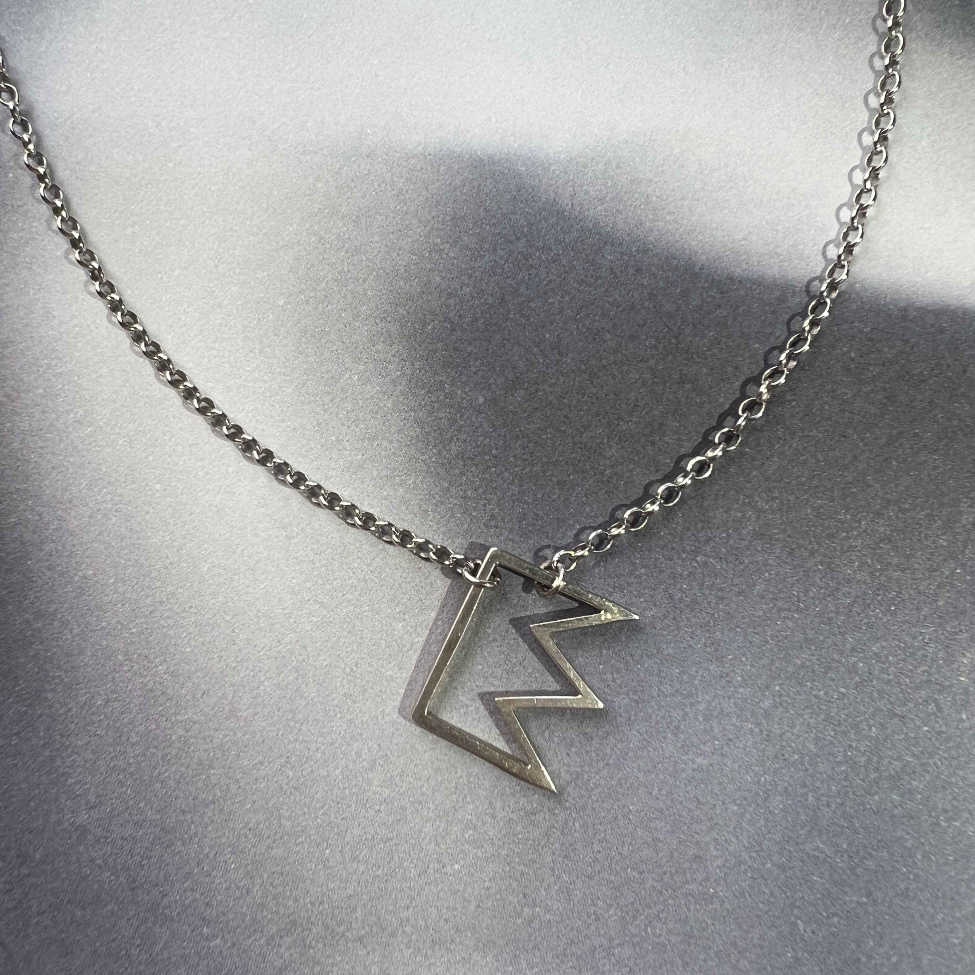 CHAIN WITH PENDANT "CROWN" / SILVER