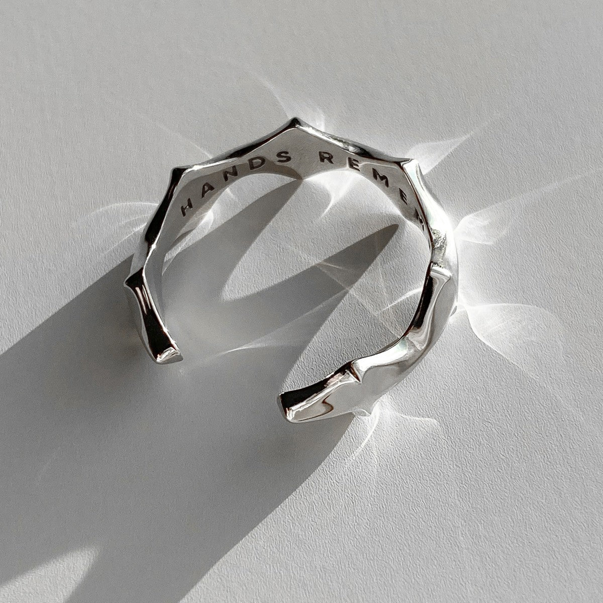 CUFF RING "ALIEN" | SILVER