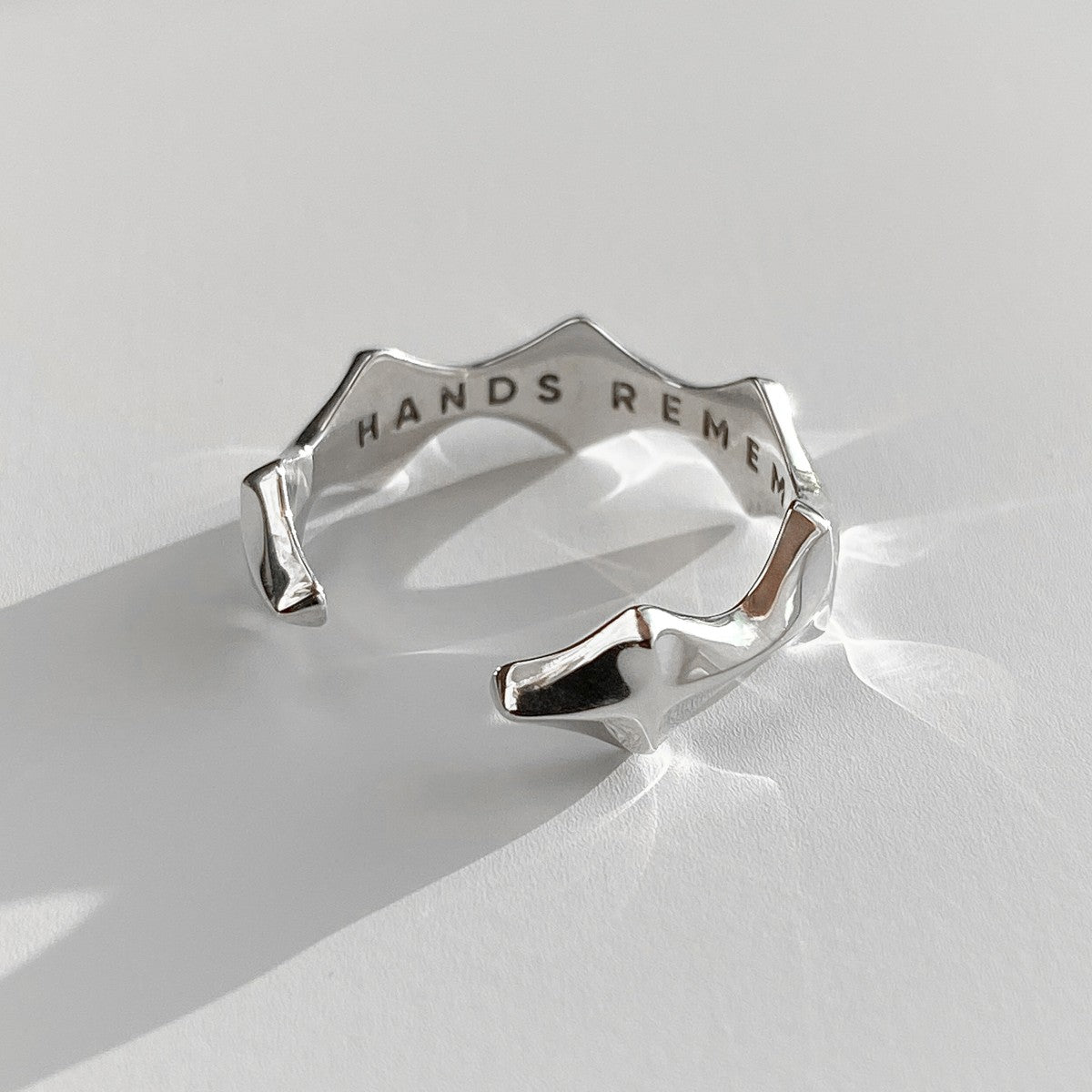 CUFF RING "ALIEN" | SILVER