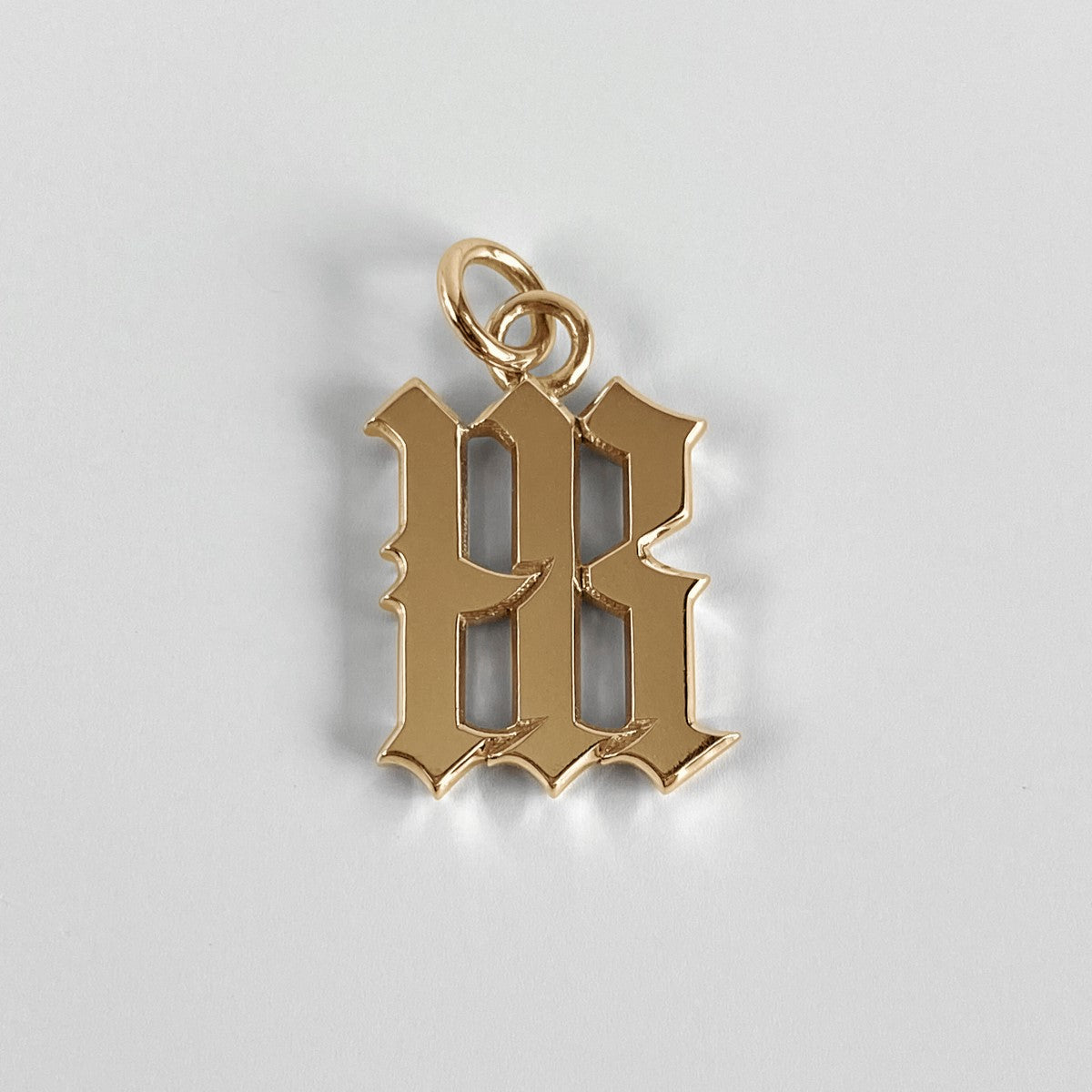 PENDANT "GOTHIC LOGO" / SOLID GOLD