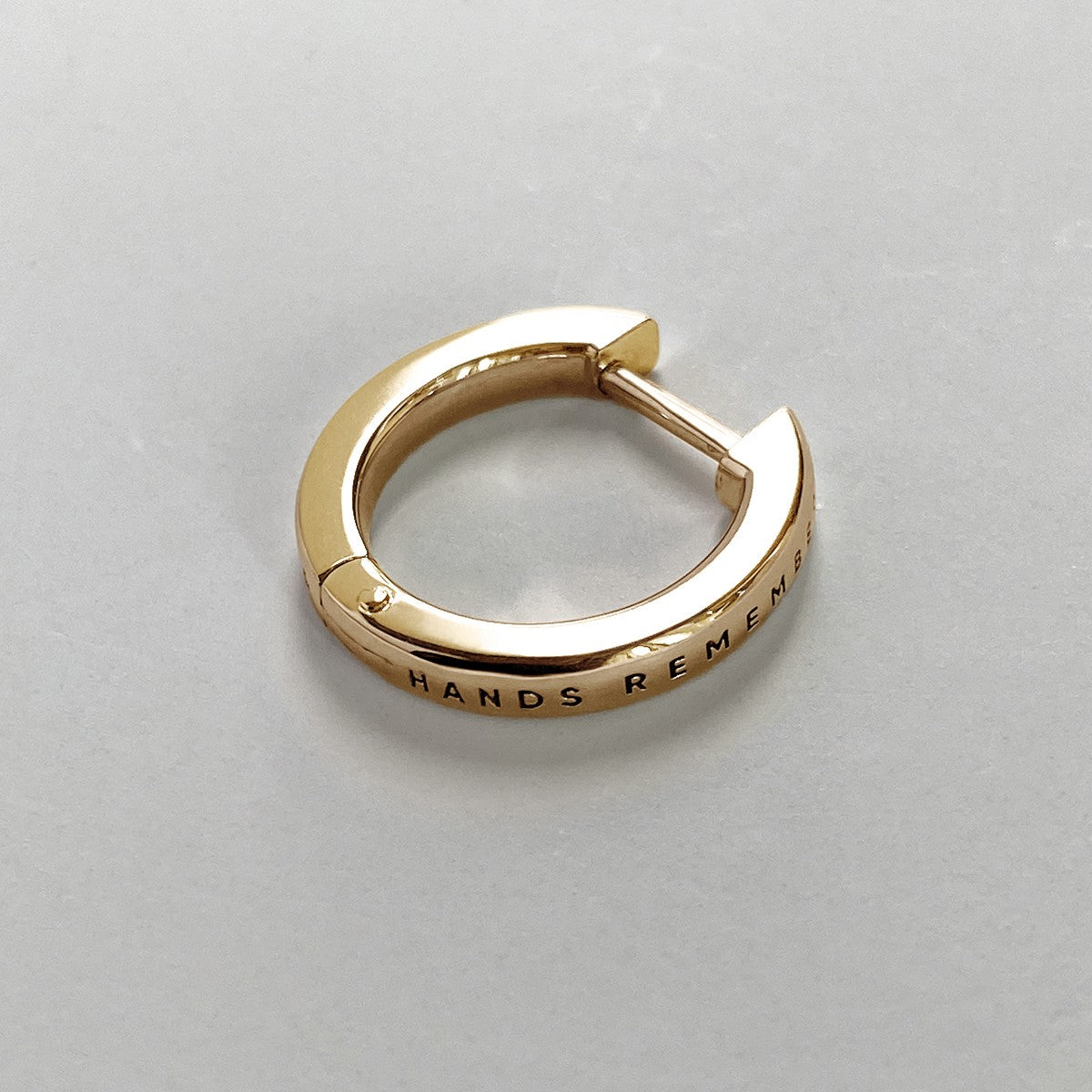 HOOP EARRING "MEMORIES" MINI | GOLD