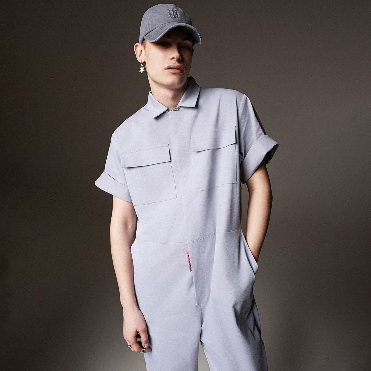 OVERALLS GREY | PIG IN A POKE BADASS IN A ROBE