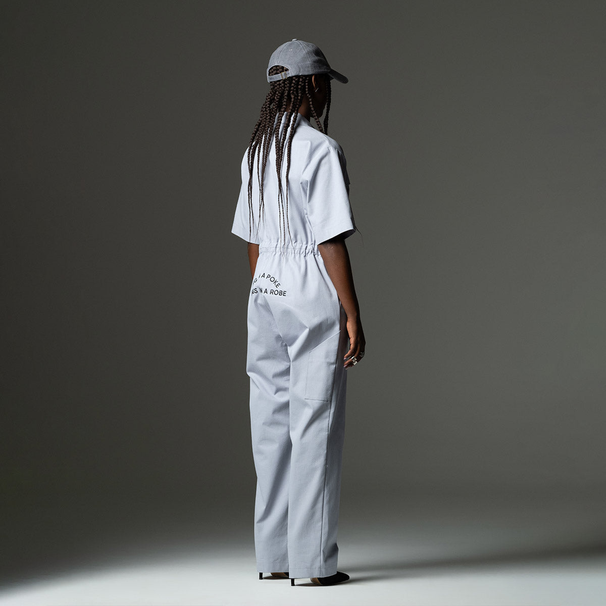 OVERALLS GREY | PIG IN A POKE BADASS IN A ROBE