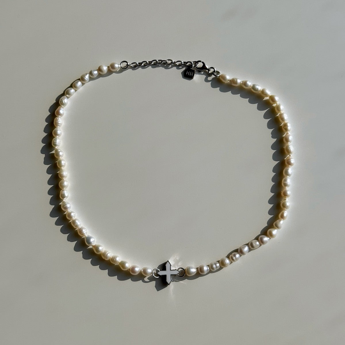 PEARL CHOKER "PURE" | SILVER