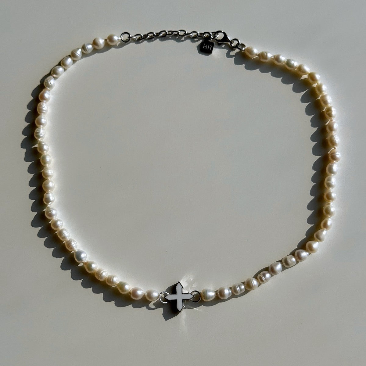 PEARL CHOKER "PURE" | SILVER