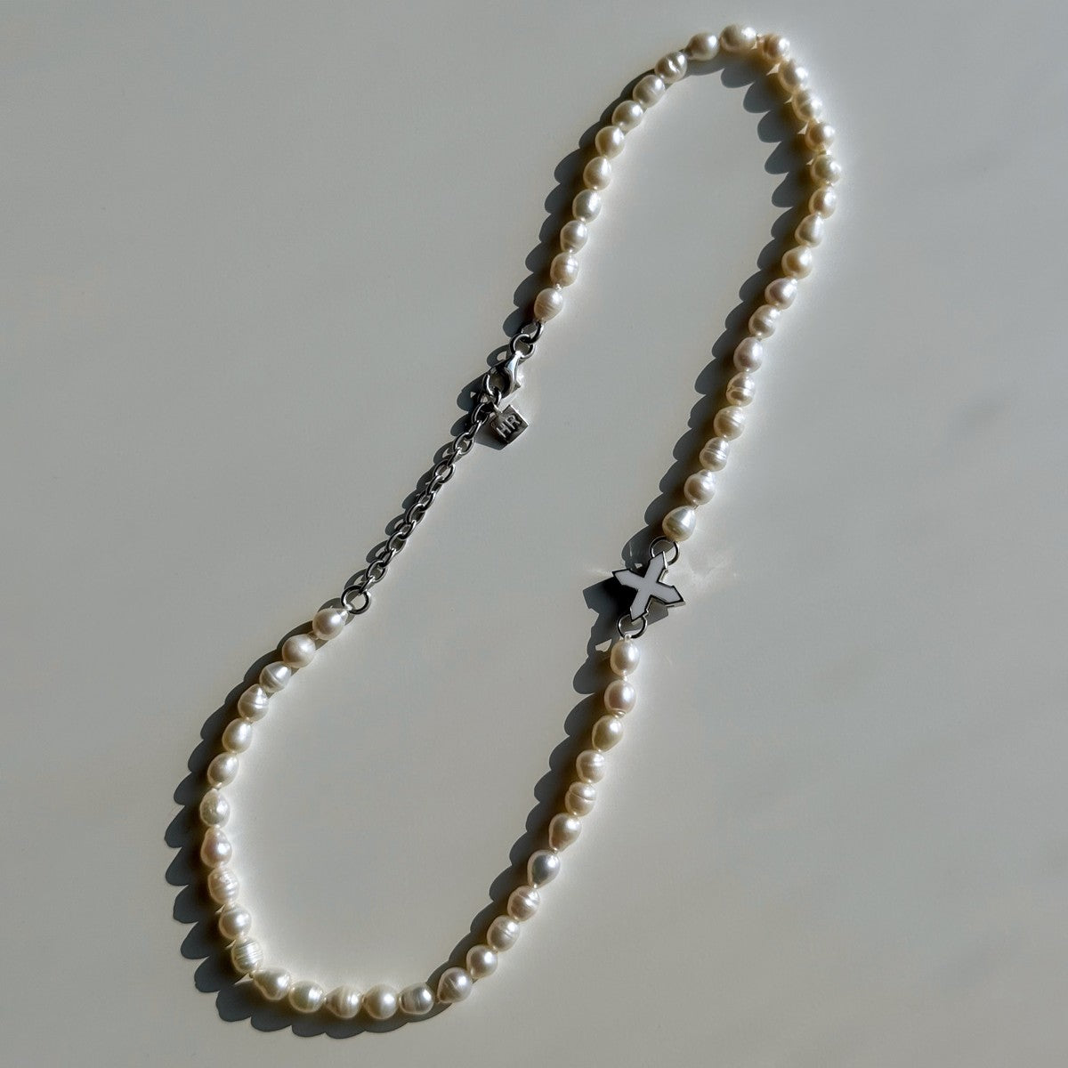 PEARL CHOKER "PURE" | SILVER