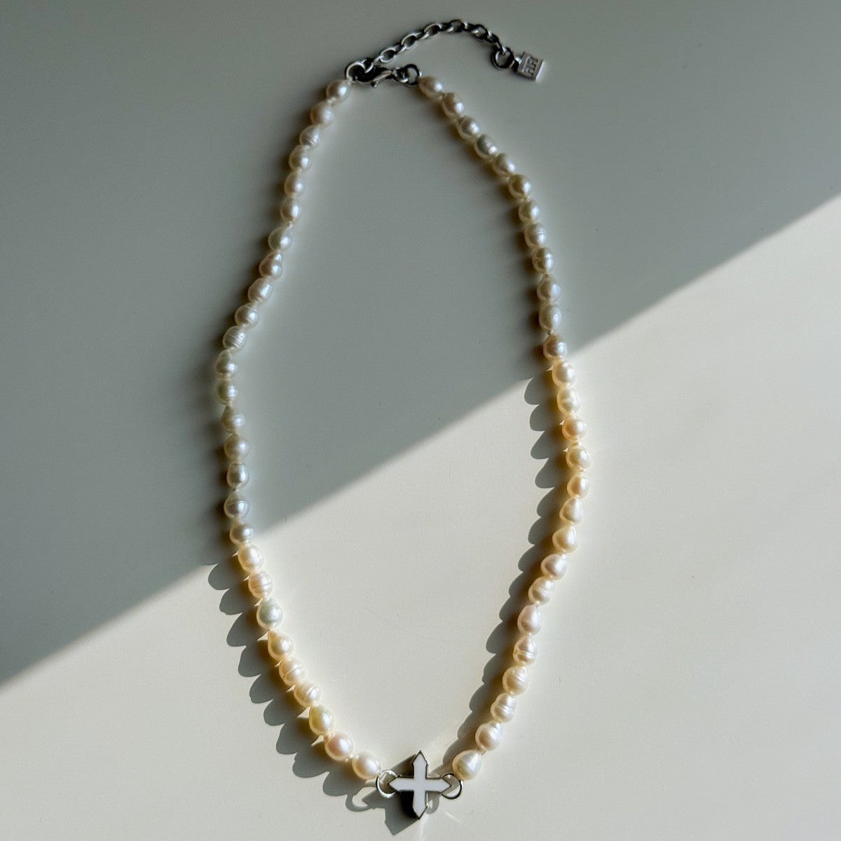 PEARL CHOKER "PURE" | SILVER