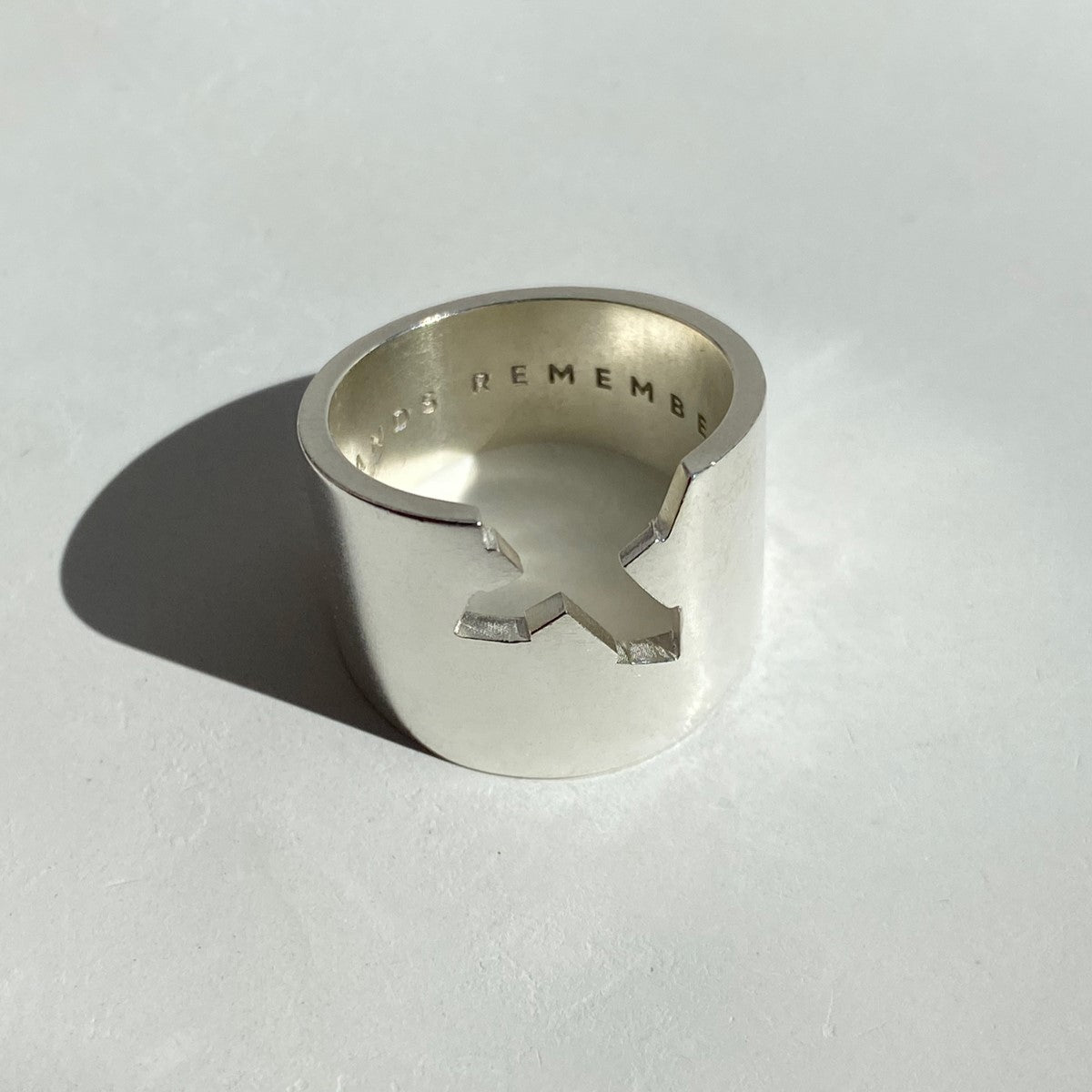 RING "SHARD CROSS" / SILVER