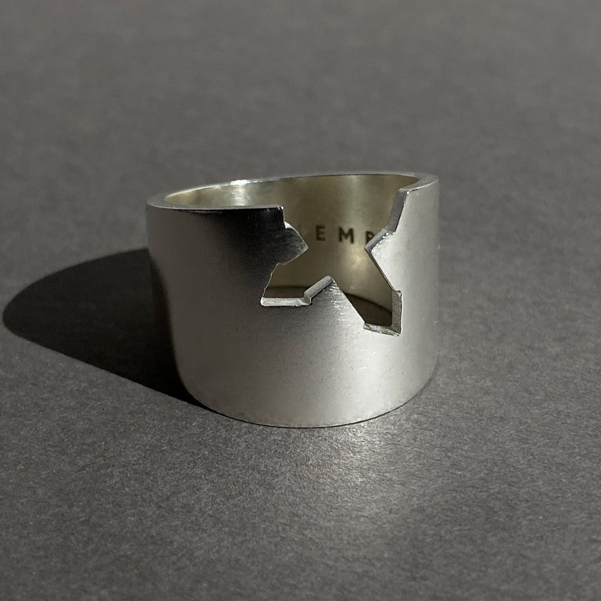 RING "SHARD CROSS" / SILVER