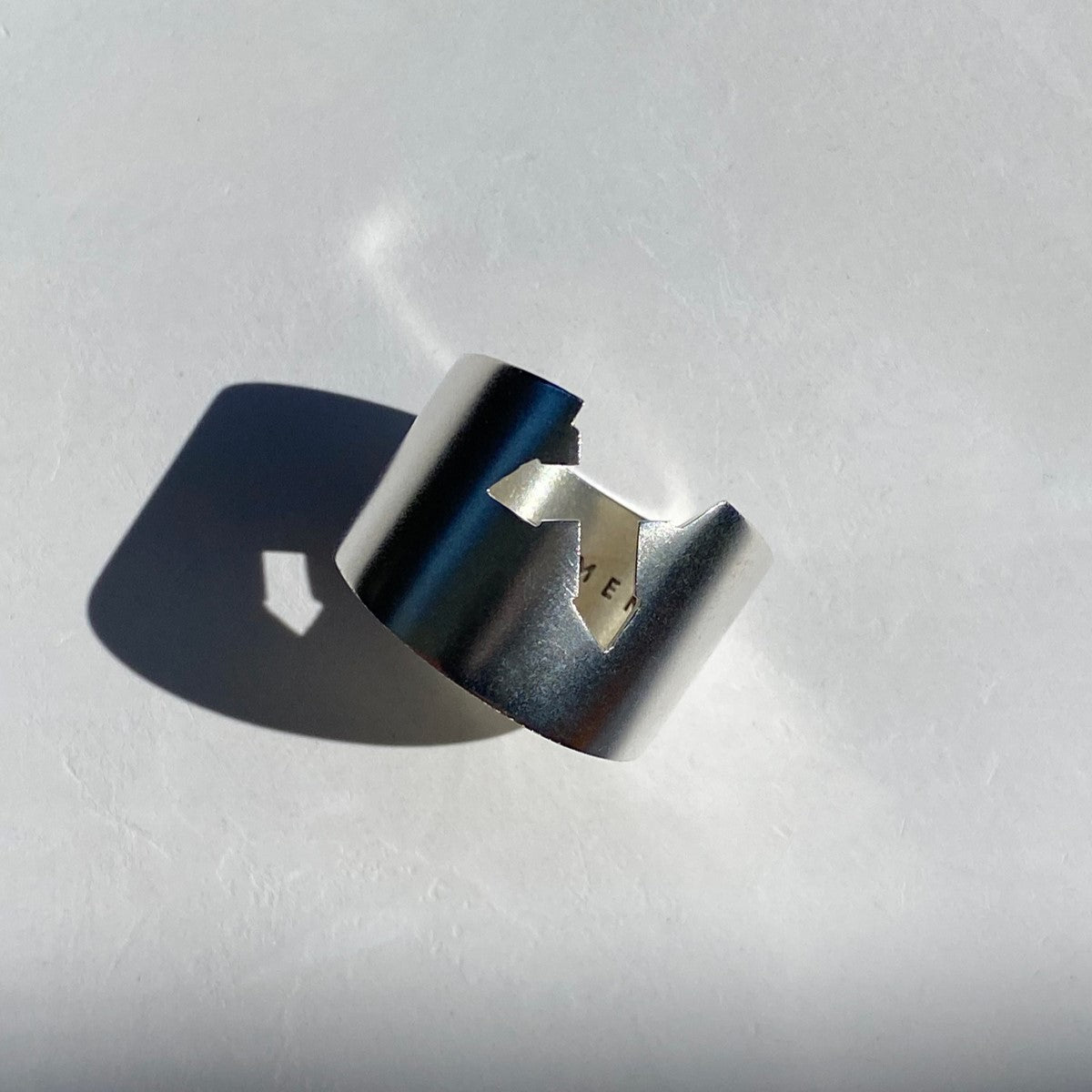 RING "SHARD CROSS" / SILVER