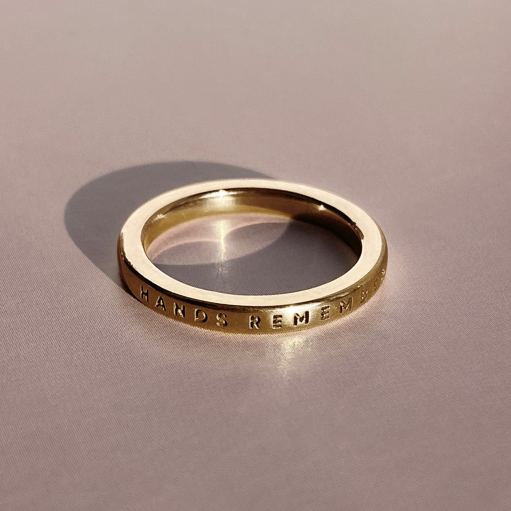 RING "MEMORIES" / GOLD