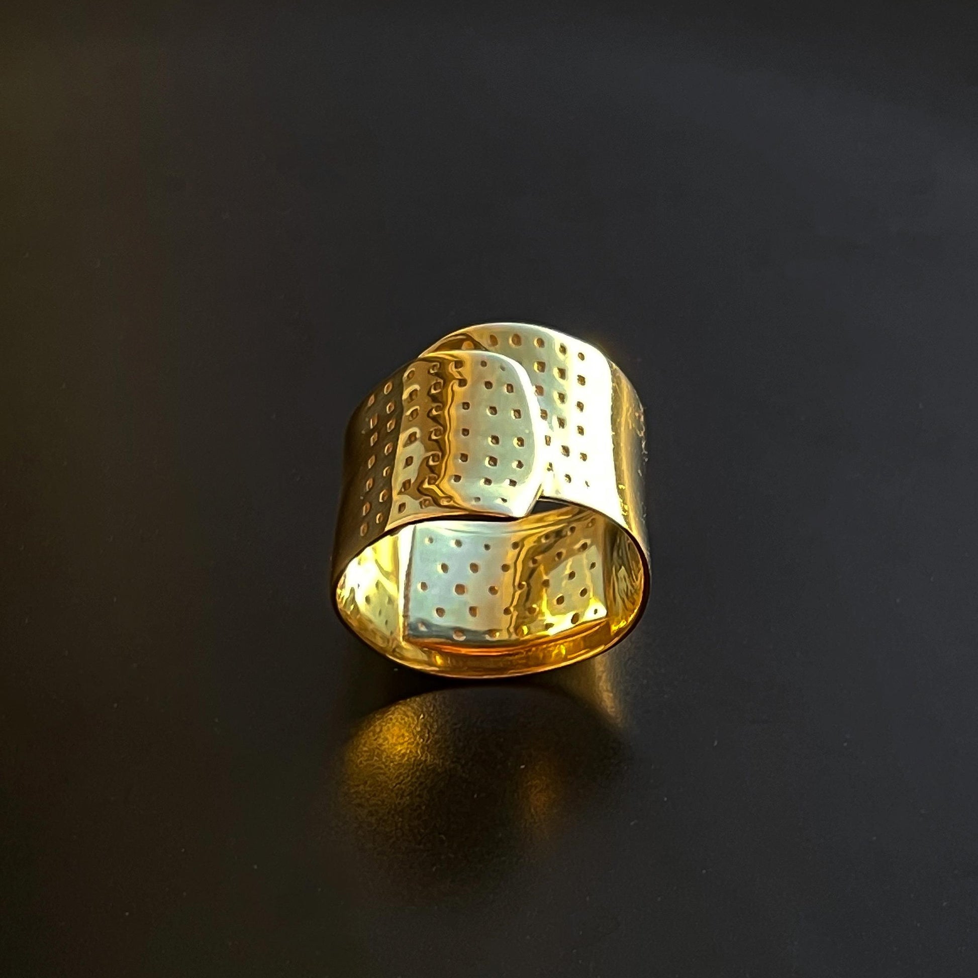 RING "SAVE ME" / SOLID GOLD