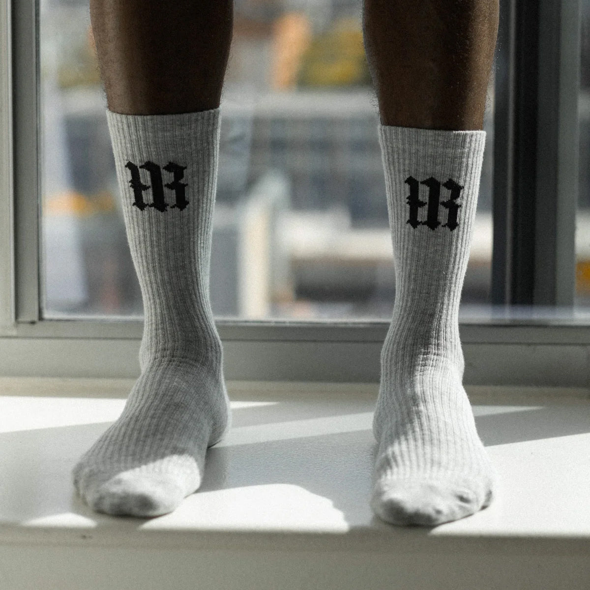 MEN'S SOCKS "SKULL & BONES" / GREY