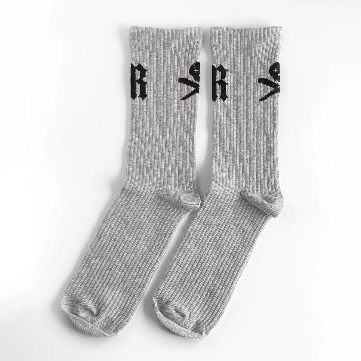 MEN'S SOCKS "SKULL & BONES" / GREY