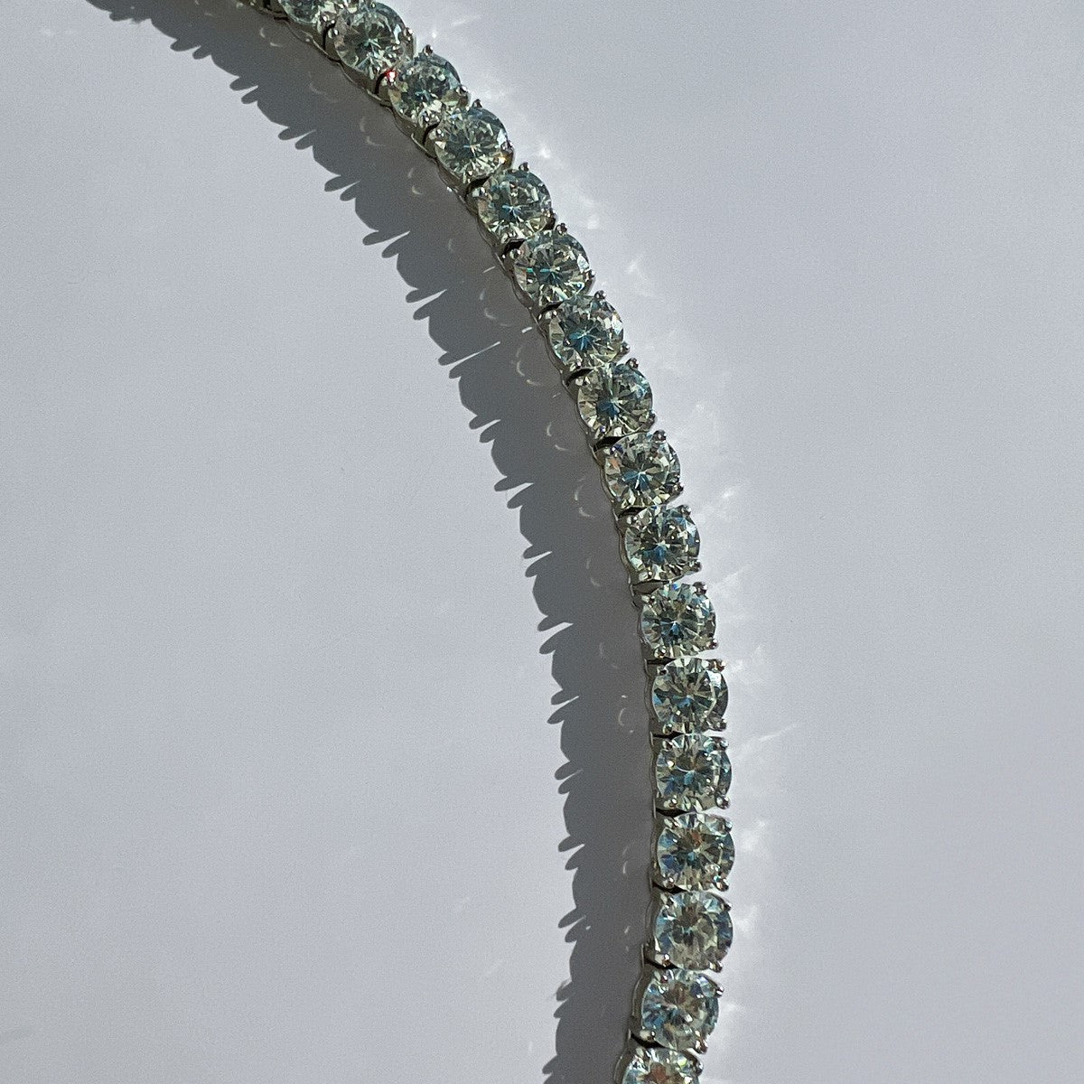 TENNIS NECKLACE "SIMPLE THING" WITH CZ 5 / SILVER