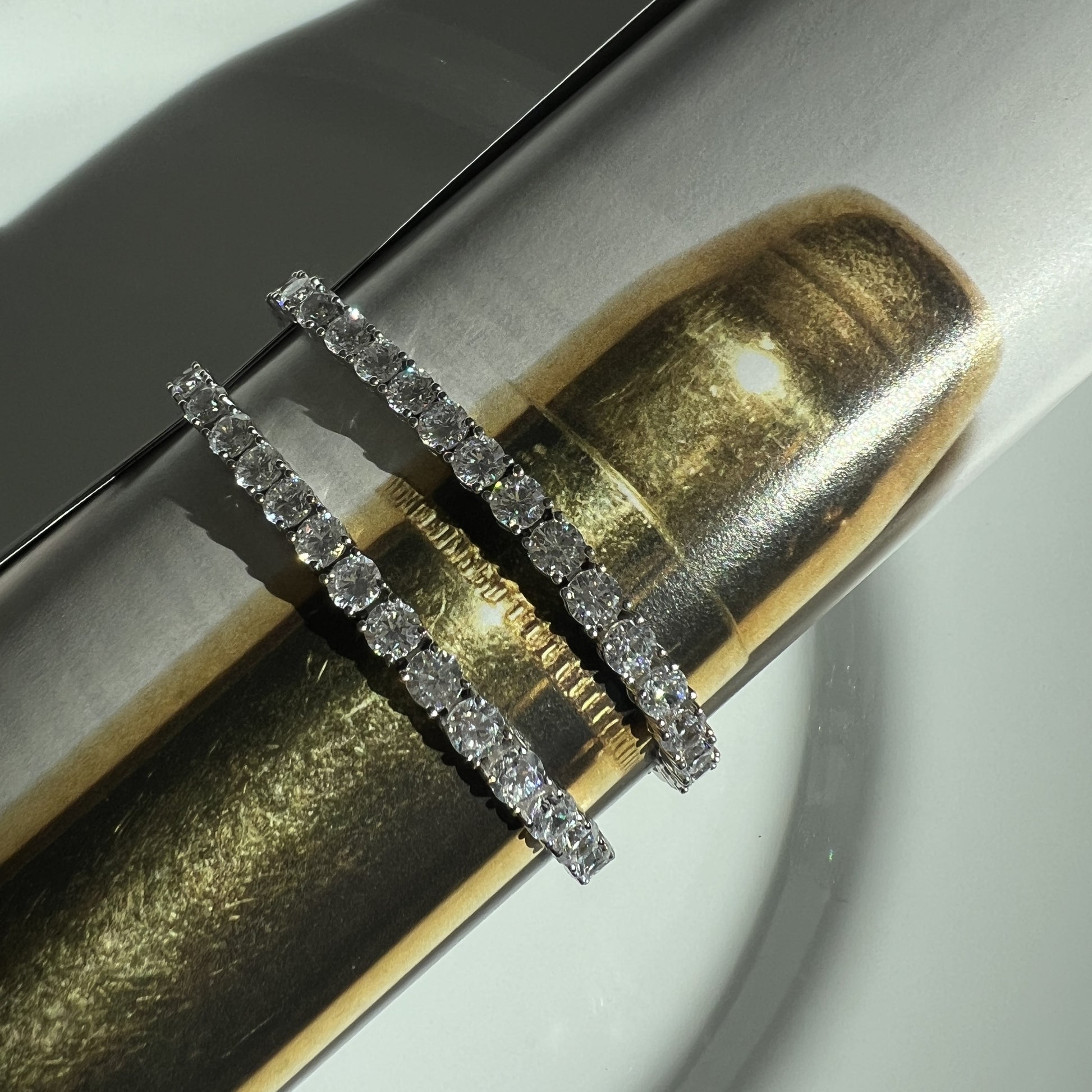 TENNIS BRACELET "SIMPLE THING" WITH CZ 5 / SILVER