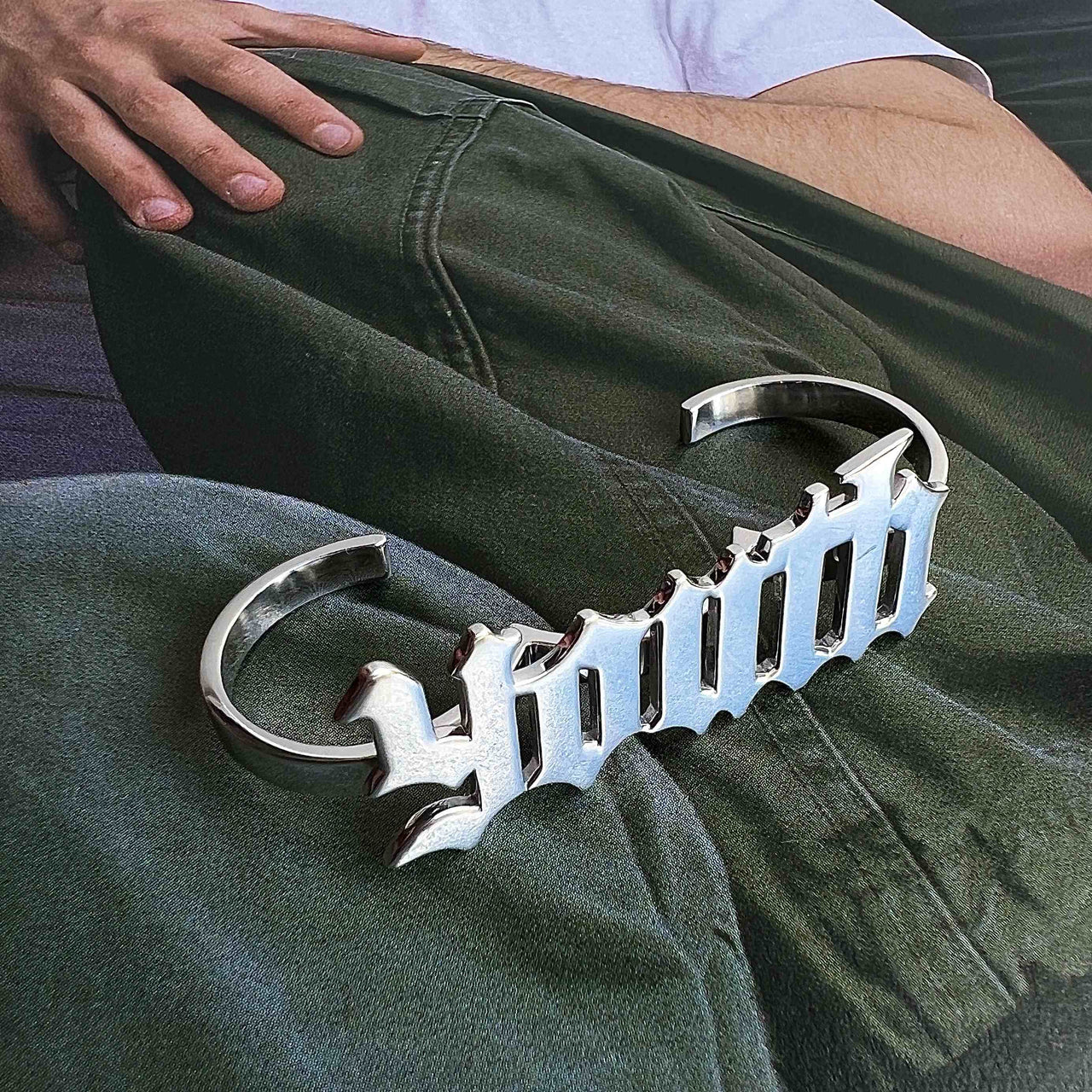 THREE FINGERS RING "YOUTH" / SILVER