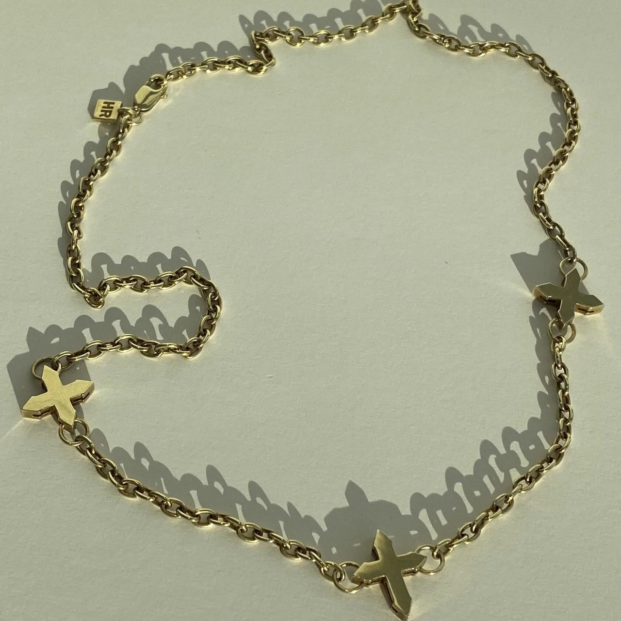 NECKLACE "TRINITY" / SOLID GOLD