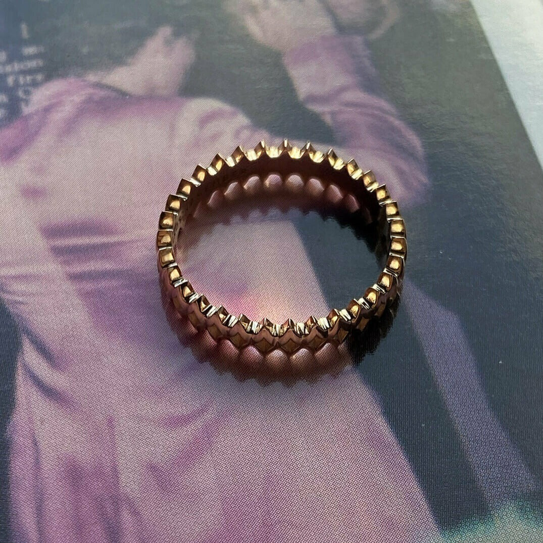 RING "CROWN OF THORNS" / SOLID GOLD