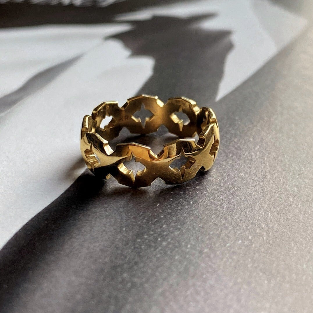 RING "ORION'S BELT" / SOLID GOLD