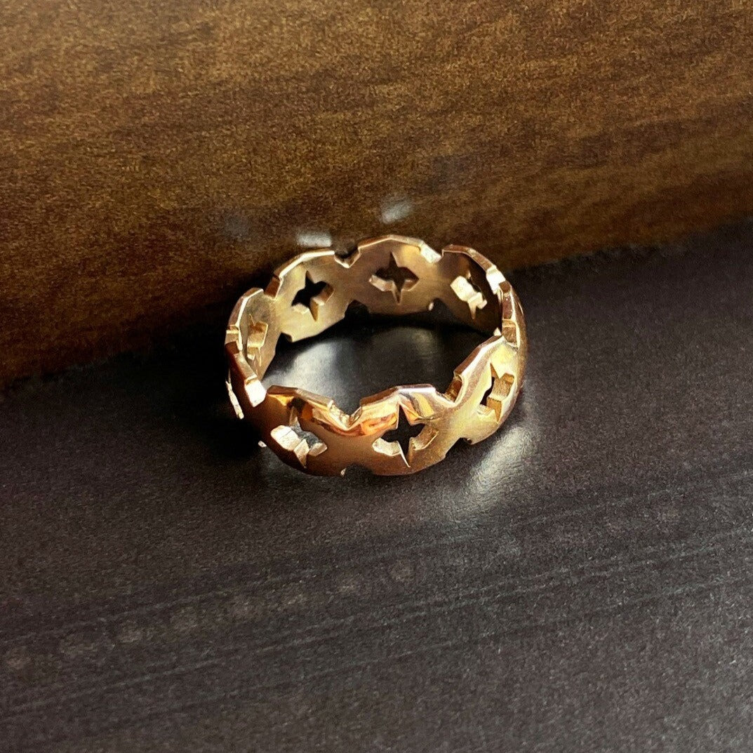 RING "ORION'S BELT" / SOLID GOLD