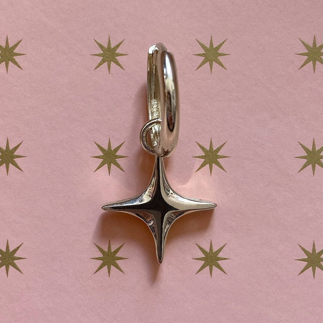 EARRING "POLAR STAR" / SILVER