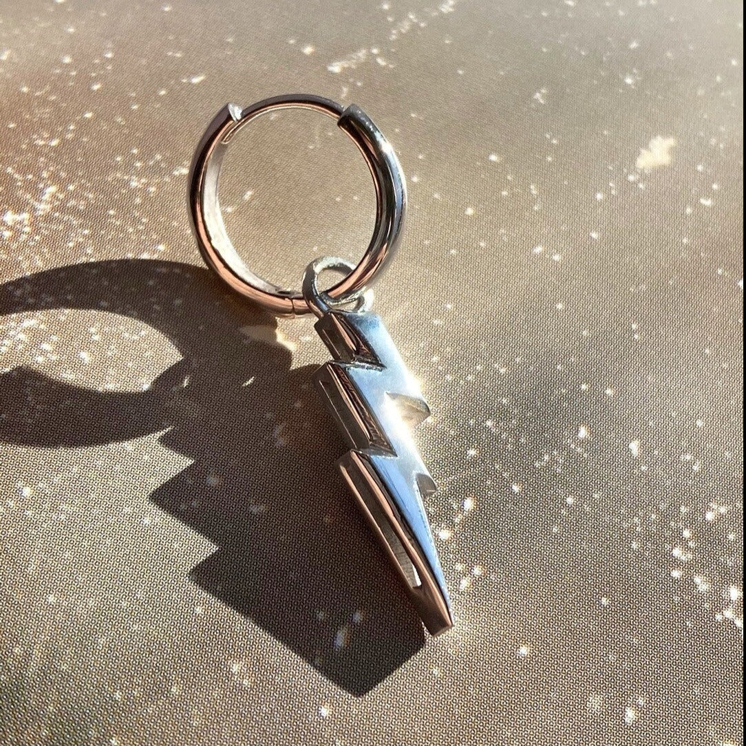 EARRING "LIGHTNING" / SILVER