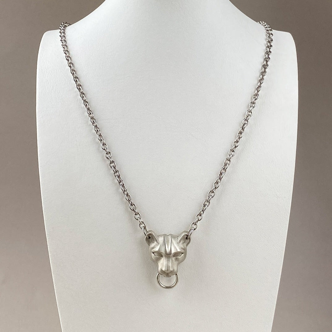 CHAIN WITH PENDANT "PUMA" / SILVER