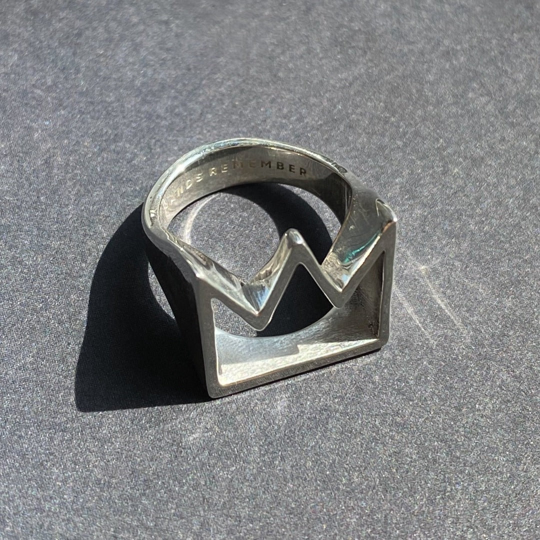 RING "CROWN" / SILVER