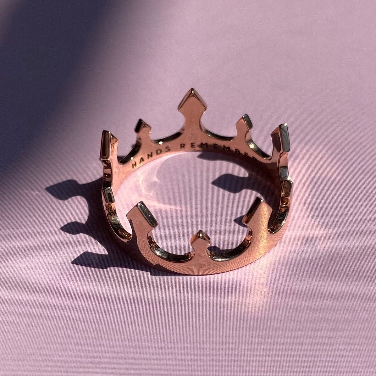 RING "KINGDOM" / SOLID ROSE GOLD (SIZE 10.5)