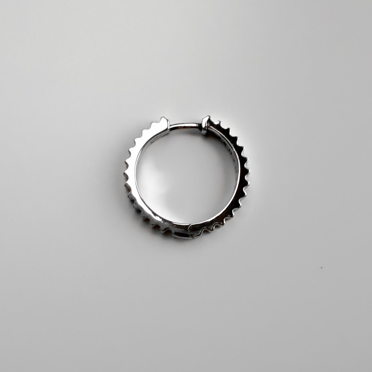 HOOP EARRING "GEARS OF TIME" | SILVER