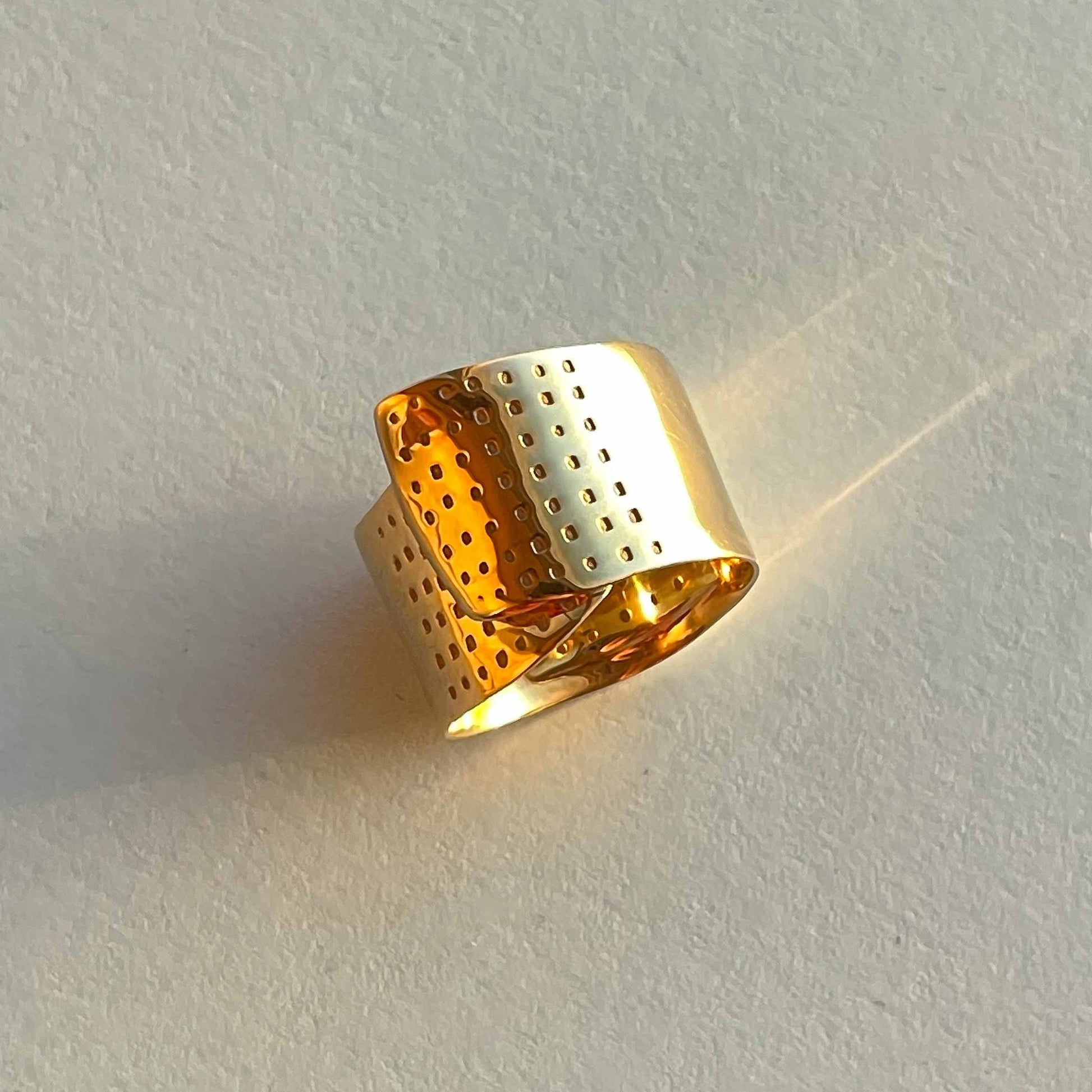 RING "SAVE ME" / SOLID GOLD