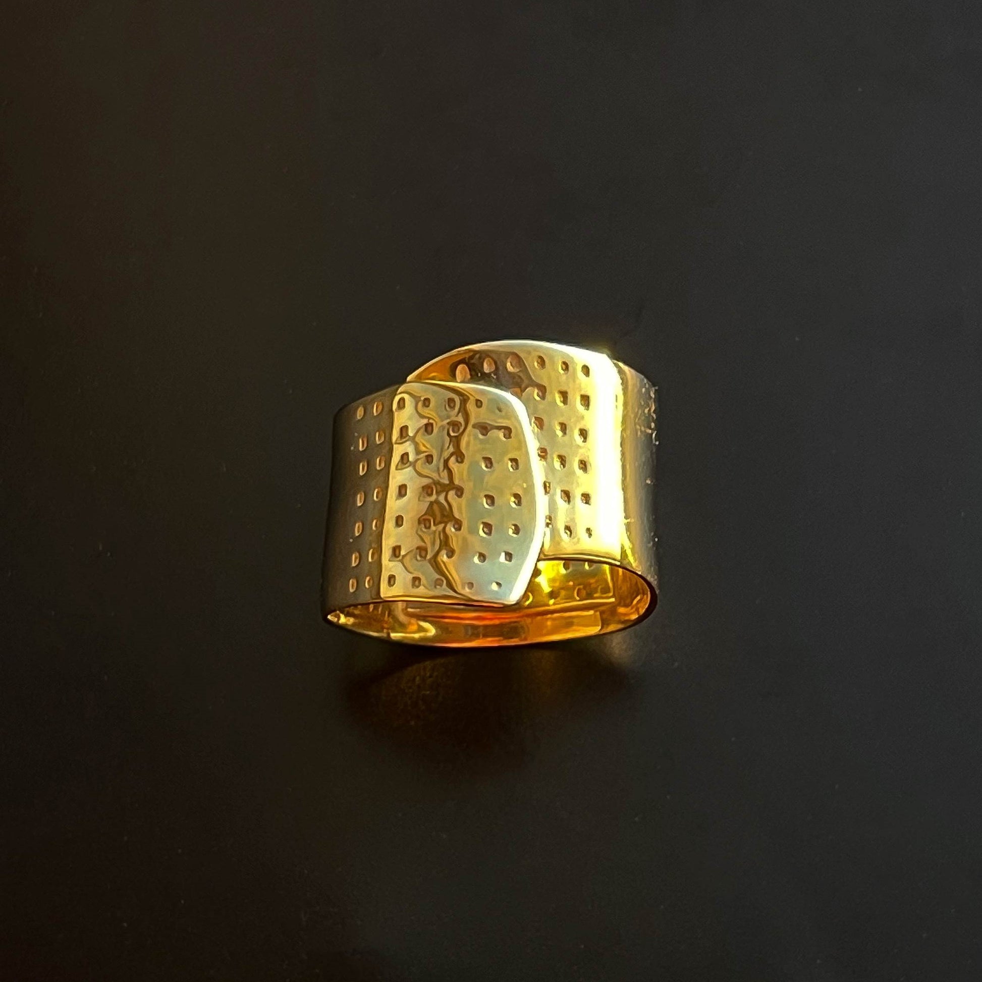 RING "SAVE ME" / SOLID GOLD