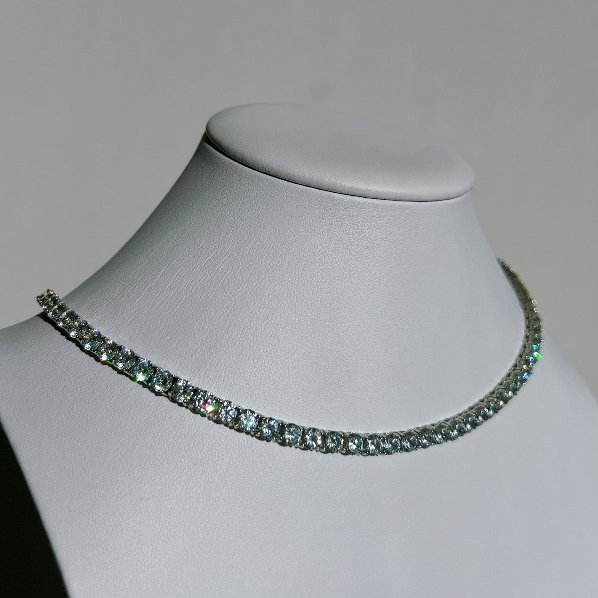 TENNIS NECKLACE "SIMPLE THING" WITH CZ 5 / SILVER