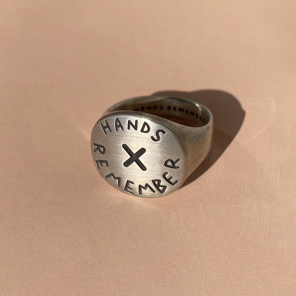 RING "REMEMBER X" / SILVER