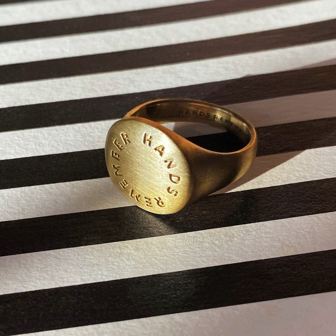 RING "REMEMBER" / SOLID GOLD