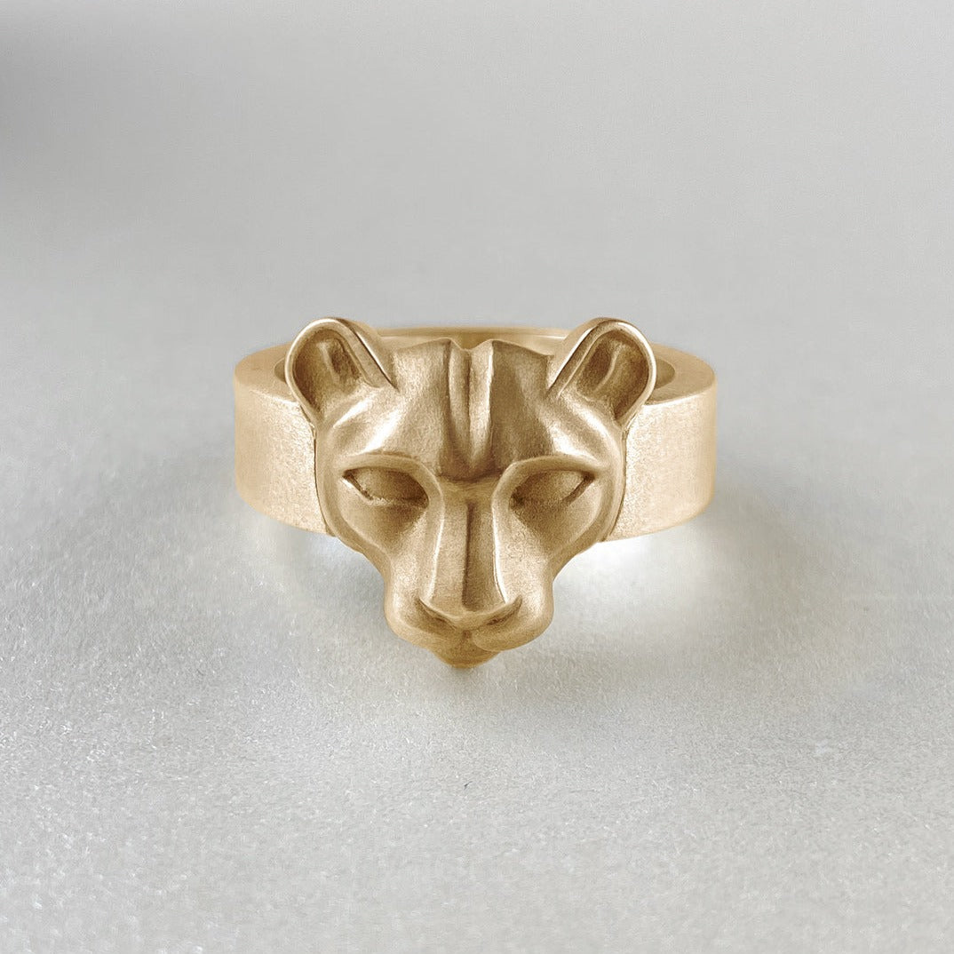 RING "PUMA" / SOLID GOLD