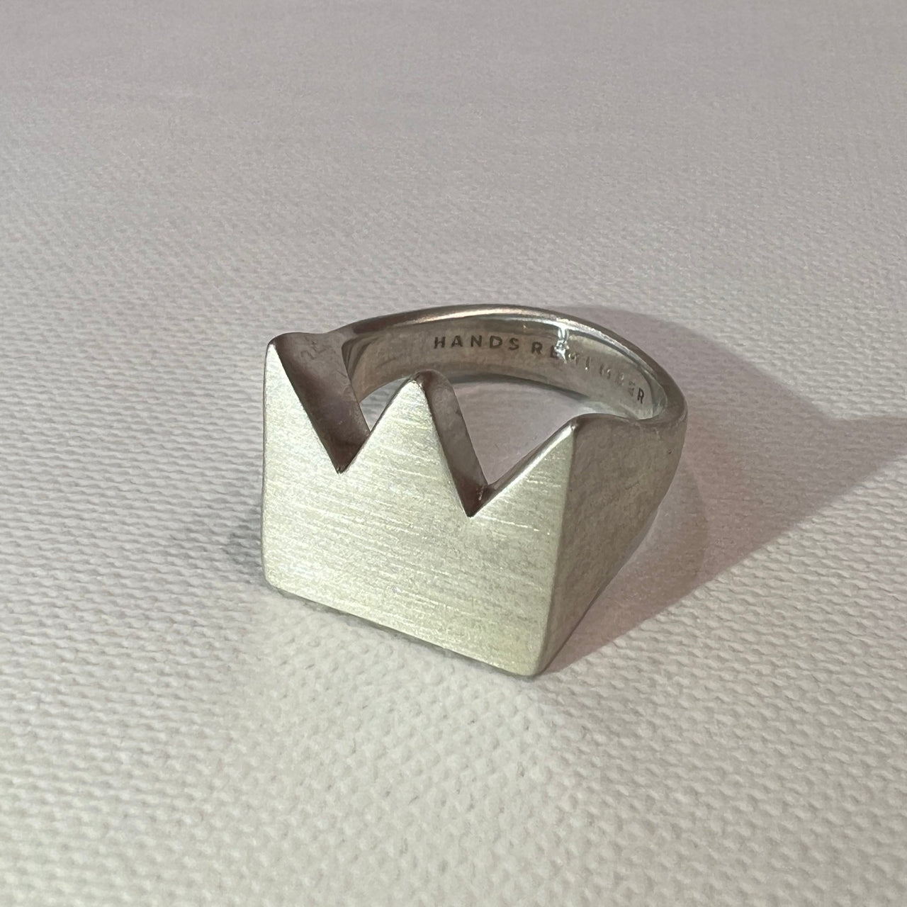 RING "SOLID CROWN" / SILVER