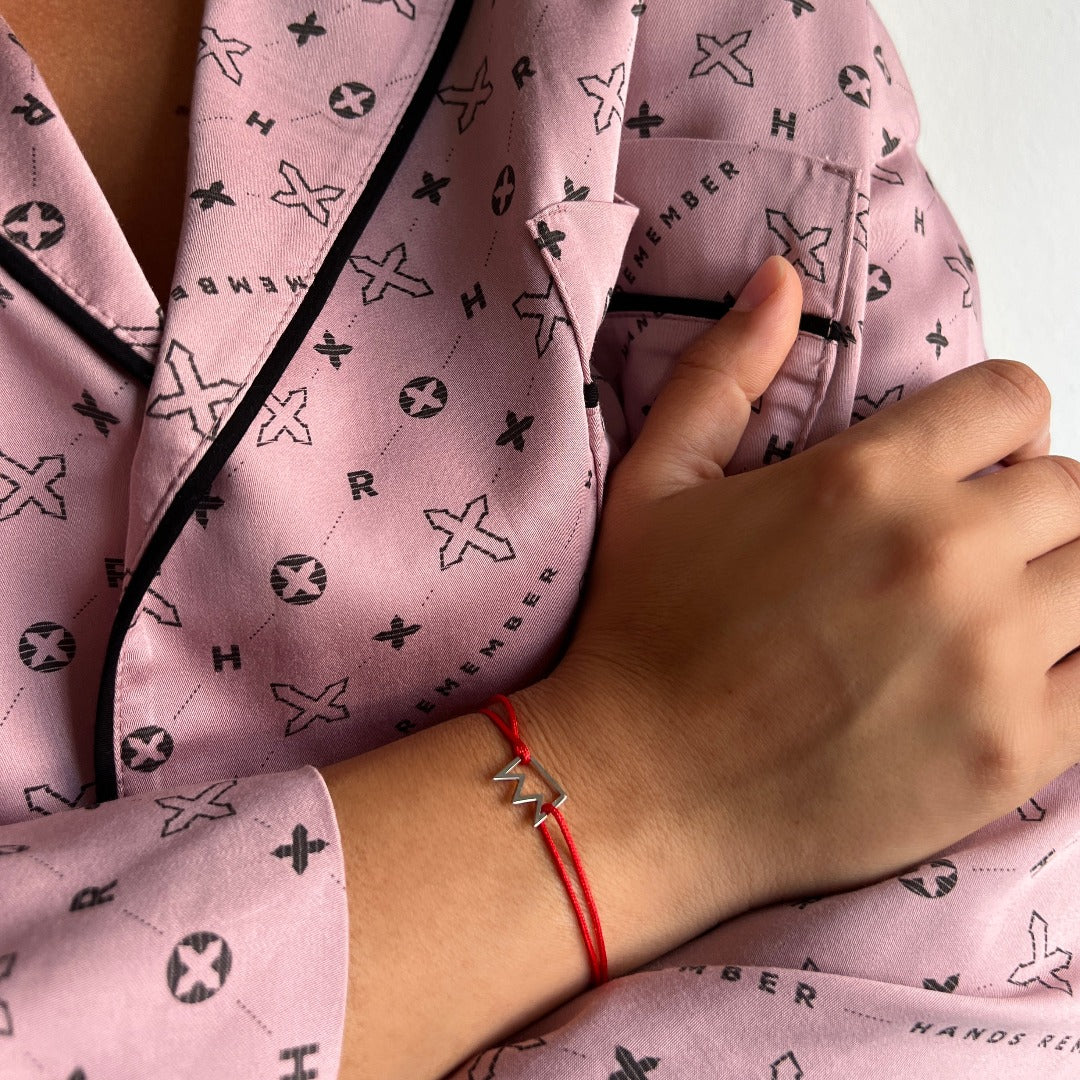 louis vuitton yarn bracelet pink